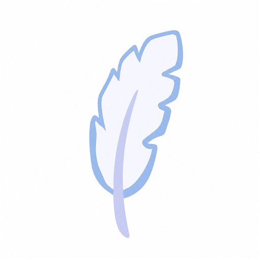 Tan Junlin 的浅蓝紫色羽毛头像